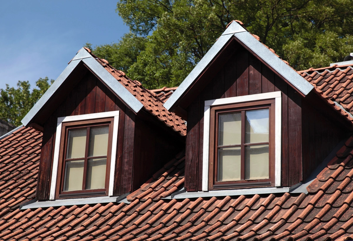 red tile roof flashing and dormers