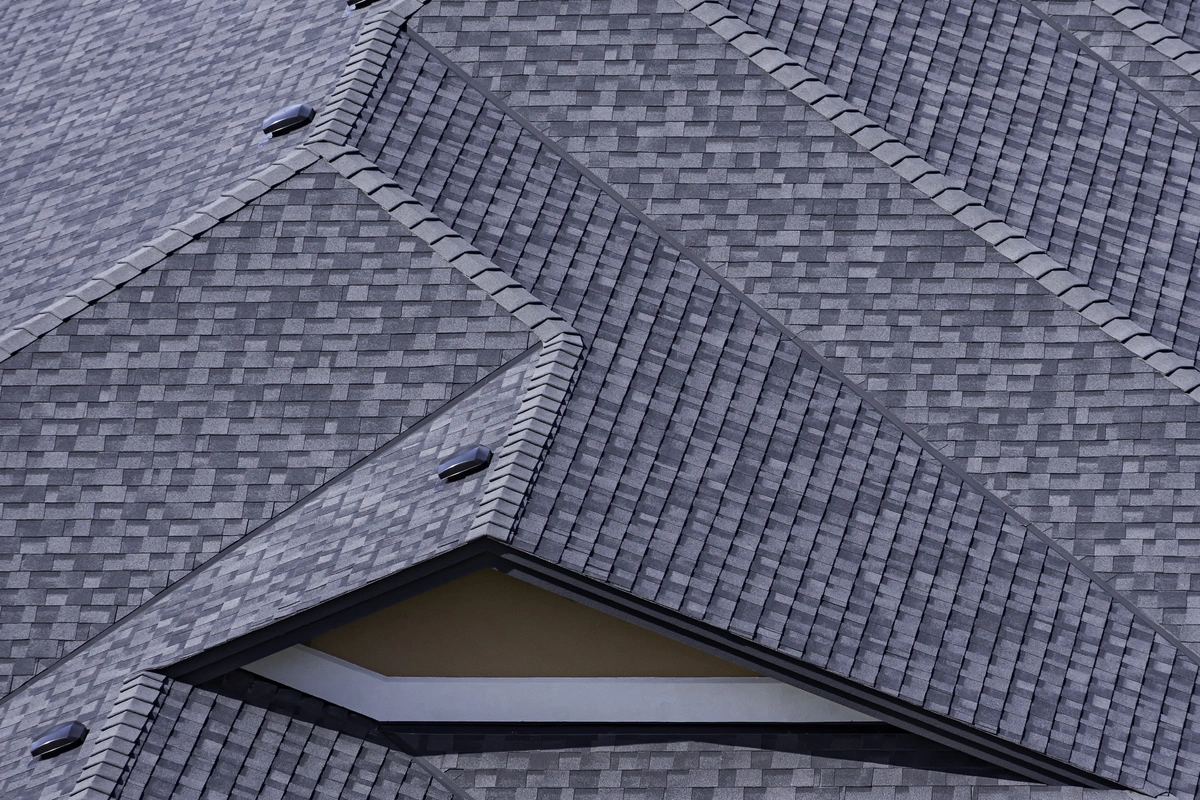 blue gray shingles