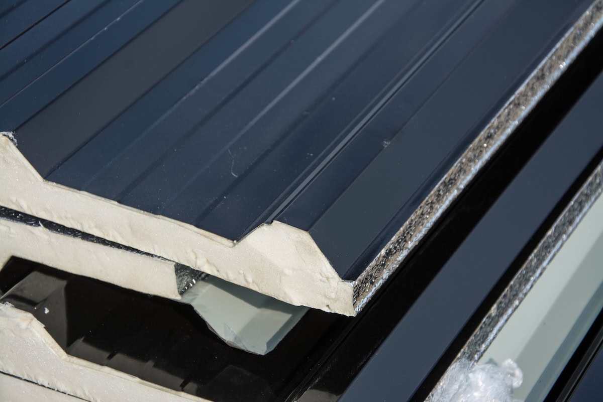 Black foam board insulation